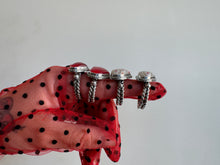 Load image into Gallery viewer, Millefiori Wide Smaller Braided Heart Ring Size 8 Ready To Ship
