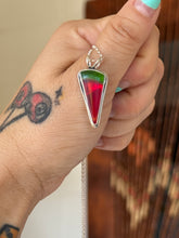 Load image into Gallery viewer, Rosarita Watermelon Slice Necklace