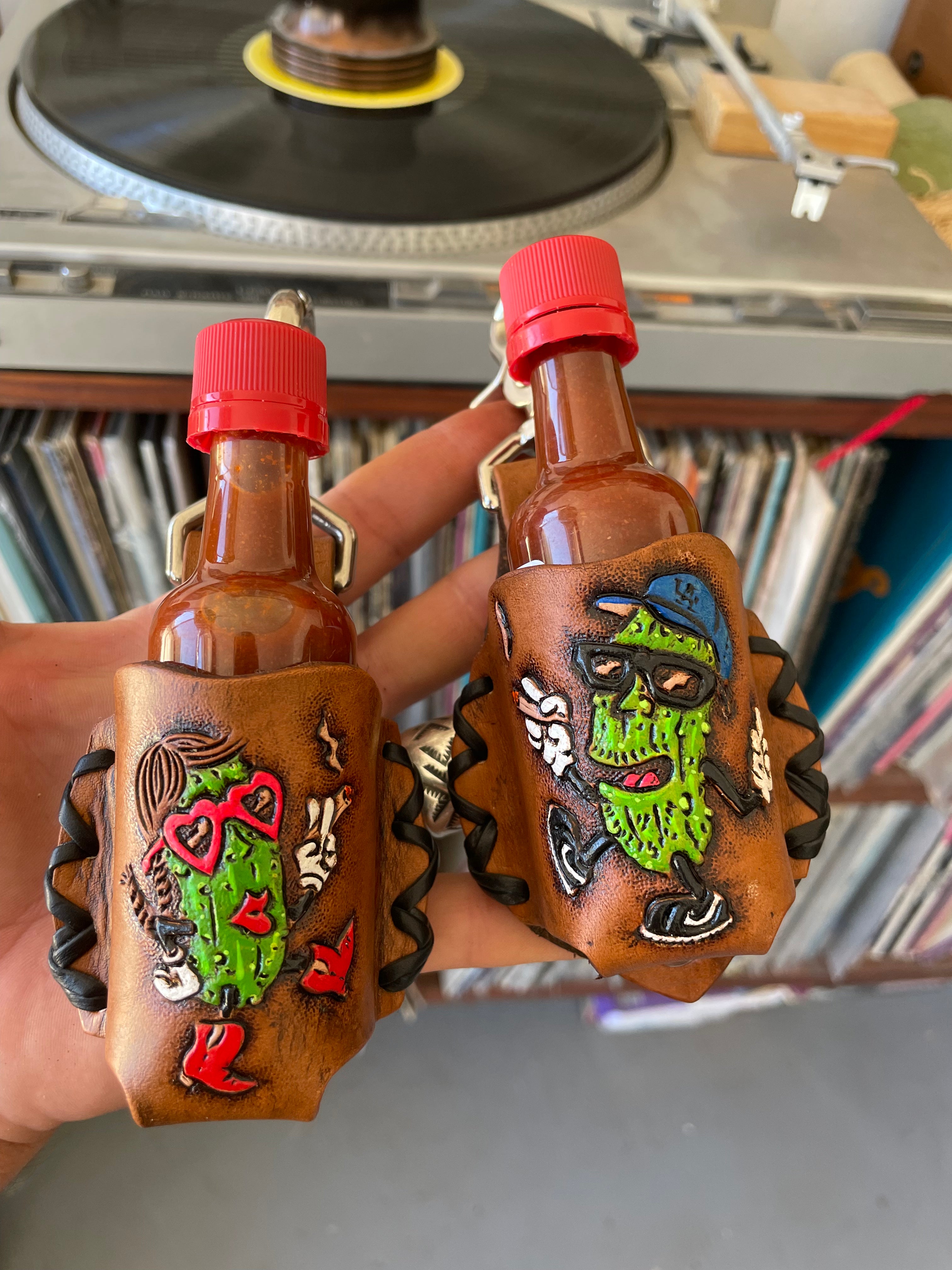 Hot Sauce Leather Holder – By Francis Frank