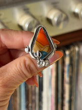 Load image into Gallery viewer, Lost Hwy Kite Cactus Mountain Ring Size 7