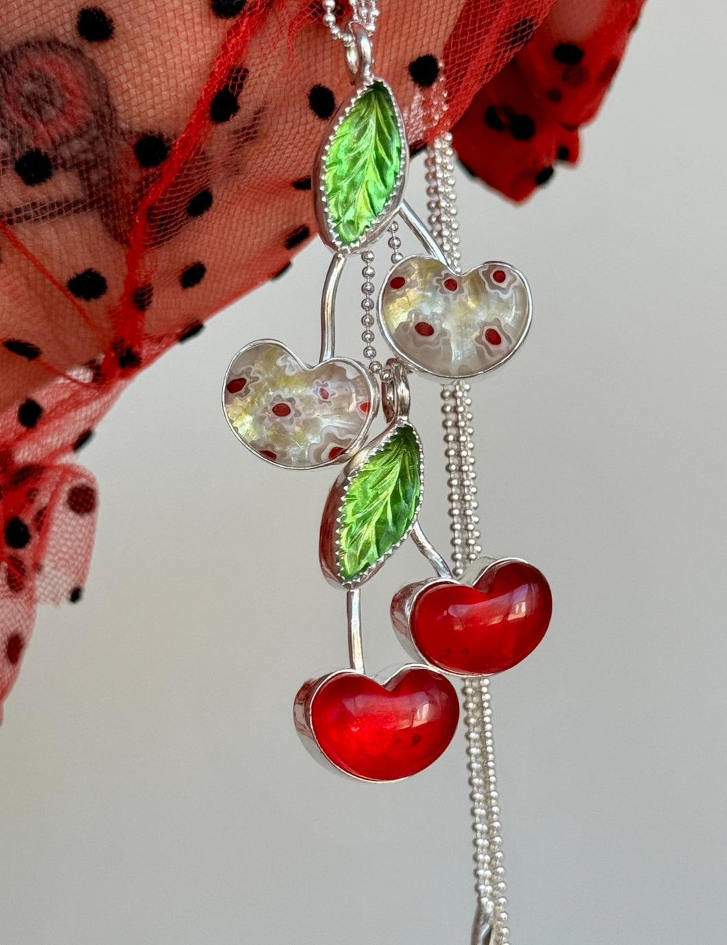 Double Cherry Necklace