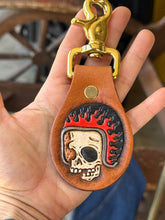 Load image into Gallery viewer, Biker Barts Leather Keychain