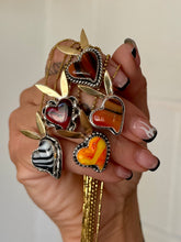 Load image into Gallery viewer, Black and White Psychedelic Bunny Necklace