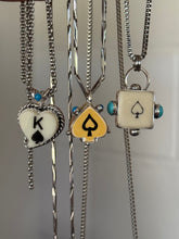 Load image into Gallery viewer, 1930s Spade King Poker Dice Necklace