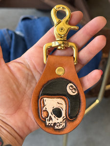 Biker Barts Leather Keychain