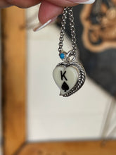 Load image into Gallery viewer, 1930s Spade King Poker Dice Necklace