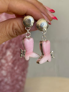 Butterfly Concho Boot Earrings