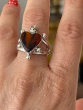 Load image into Gallery viewer, Tiger Queen Sacred Heart Ring Size 8