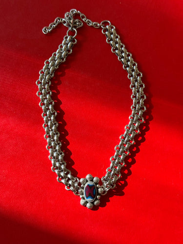 Oval Fordite Bloom Choker