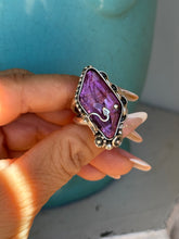 Load image into Gallery viewer, PRE ORDER 1920s Art Deco Amethyst Goddess Ring
