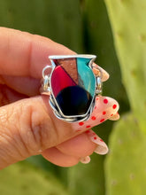 Load image into Gallery viewer, Big ol Terra-cotta pot Ring Size 6.75/7ish