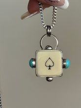 Load image into Gallery viewer, 1930s Spade Poker Dice necklace