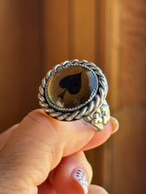 Load image into Gallery viewer, Spade Ring Size 7.5