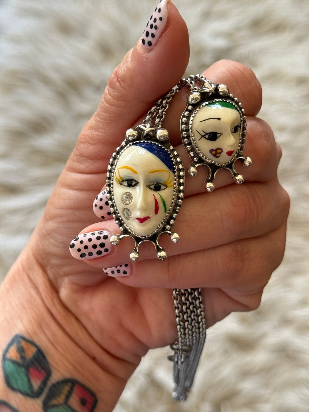 1960s Harlequin Necklace