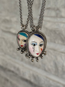 Harlequin Blue Jean Baby Necklace