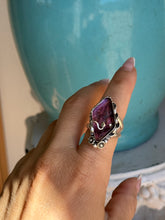 Load image into Gallery viewer, PRE ORDER 1920s Art Deco Amethyst Goddess Ring
