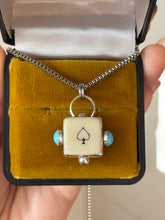 Load image into Gallery viewer, 1930s Spade Poker Dice necklace