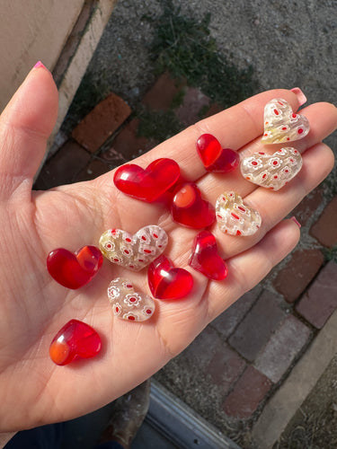 Custom Red Rosarita Heart Cuff