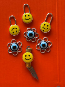 In my feelings Happy Face Necklace