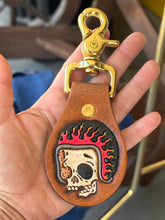 Load image into Gallery viewer, Biker Barts Leather Keychain