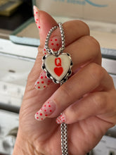 Load image into Gallery viewer, Pre Order Queen Heart ❤️ Chain Necklace