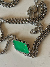 Load image into Gallery viewer, Pre Order 1920s Art Deco Emerald Glass Goddess Choker
