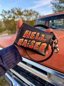 Hell Raiser Card Holder with Leather Chain