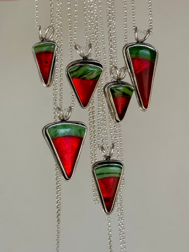 Rosarita Watermelon Slice Necklace