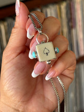 Load image into Gallery viewer, 1930s Spade Poker Dice necklace
