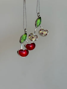 Double Cherry Necklace