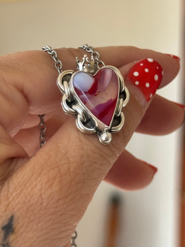 Sacred Blood Chain Heart Necklace