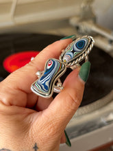 Load image into Gallery viewer, Fordite Bubble Ring Size