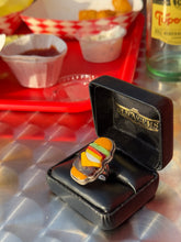 Load image into Gallery viewer, Cheeseburger Glass Ring