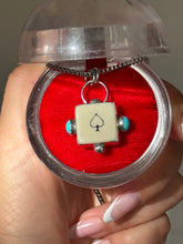Load image into Gallery viewer, 1930s Spade Poker Dice necklace