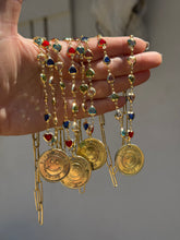 Load image into Gallery viewer, Good Luck 18k Rainbow Heart Necklace
