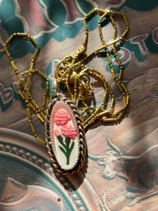 Pre Order Glass Carnation Necklace