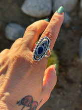 Load image into Gallery viewer, Fordite Heavy Twist Ring Size 8