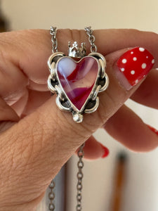 Sacred Blood Chain Heart Necklace