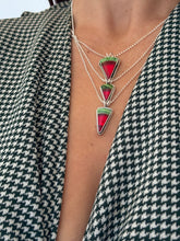 Load image into Gallery viewer, Rosarita Watermelon Slice Necklace