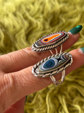 Load image into Gallery viewer, Fordite Heavy Twist Ring Size 8