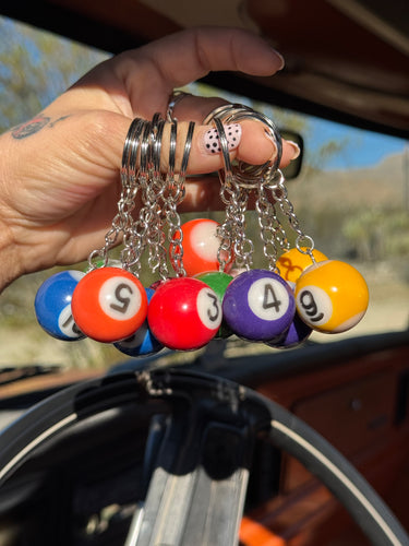 Mini Billiard keychain