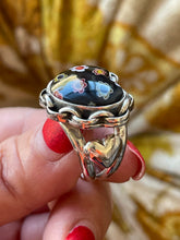 Load image into Gallery viewer, Black Millefiori Made to Order Ring