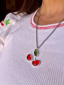 Double Cherry Necklace