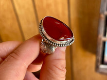 Load image into Gallery viewer, Red Rosarita Ring Size 7