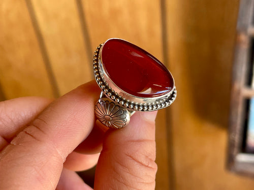 Red Rosarita Ring Size 7