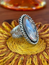 Load image into Gallery viewer, Rattlesnake Skin Ring Size 7