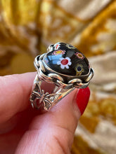 Load image into Gallery viewer, Black Millefiori Made to Order Ring