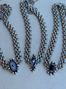 Oval Fordite Bloom Choker