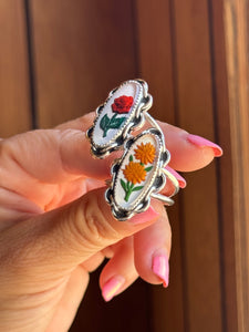 Chrysanthemum Chain Ring