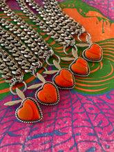 Load image into Gallery viewer, Orange Swirl Rosarita Bunny Love Choker